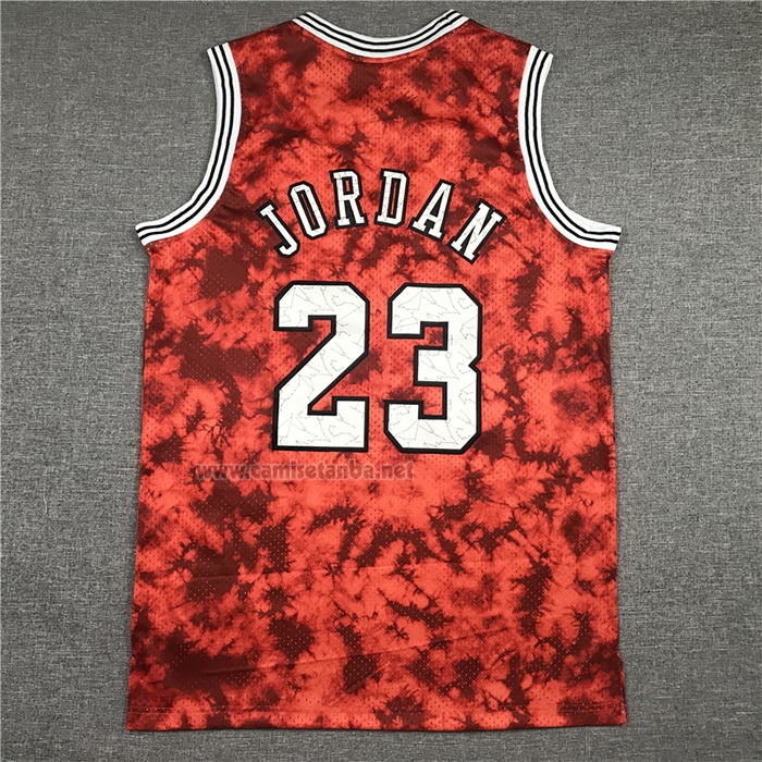 Camiseta Chicago Bulls Michael Jordan #23 Galaxy Rojo